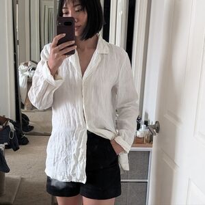 CLOSET CLOSING SALE -Jenni Kayne Women’s Linen Button Down Shirt. Size small